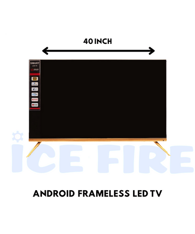 Ice Fire Full HD (40 inch) Frameless Smart LED TV Gold Edition