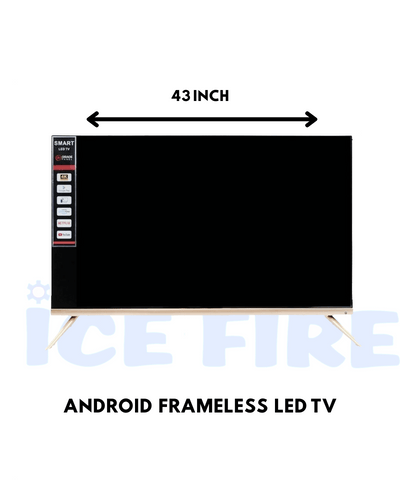 Ice Fire Full HD (43 inch) Frameless Smart LED TV Gold Edition
