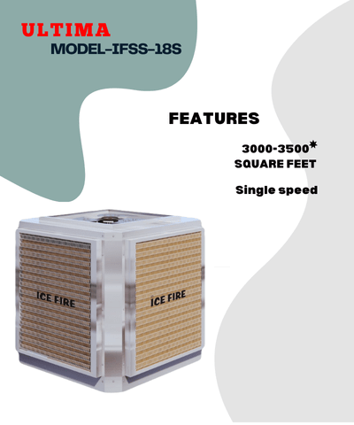 Commercial And Industrial Duct Air Cooler 30000 CMH MODEL-IFSS-18S